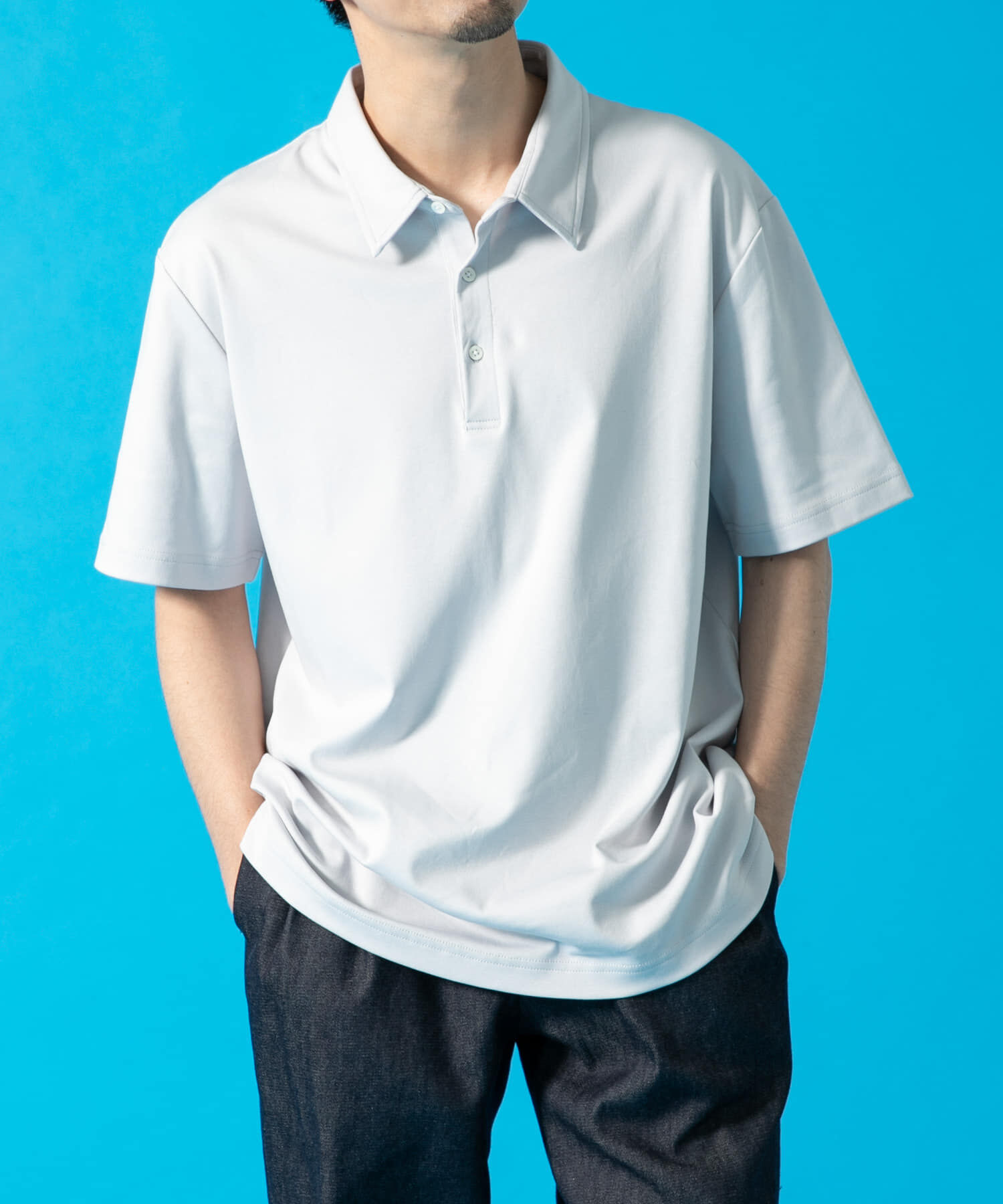 URBAN RESEARCH ROSSO「『XLサイズあり』『UR TECH』防汚加工リラックス半袖ポロシャツ」|ポロシャツ|