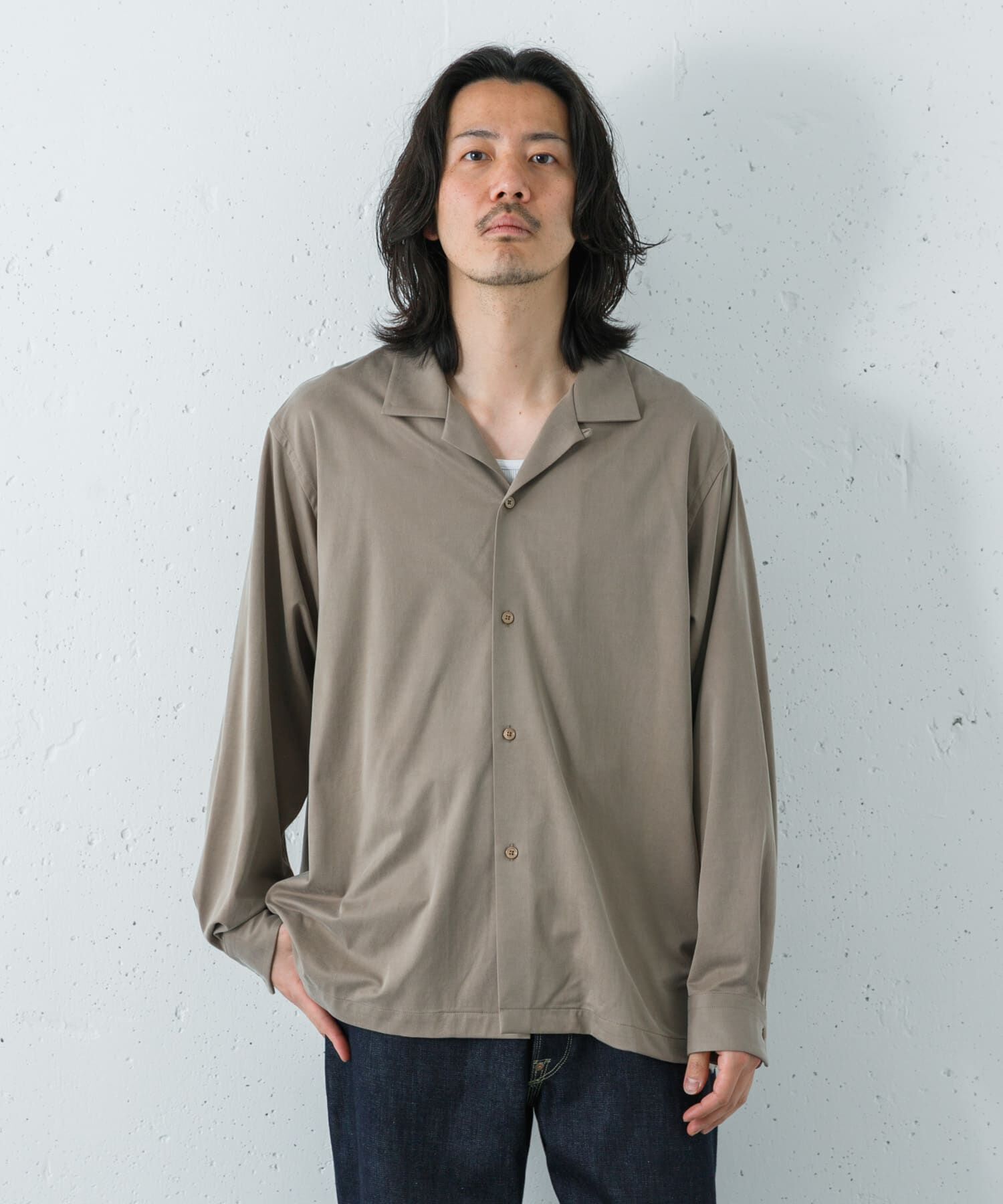 URBAN RESEARCH「『洗濯可』WASHABLE CUPRO O/C SHIRTS」|シャツ・ブラウス|