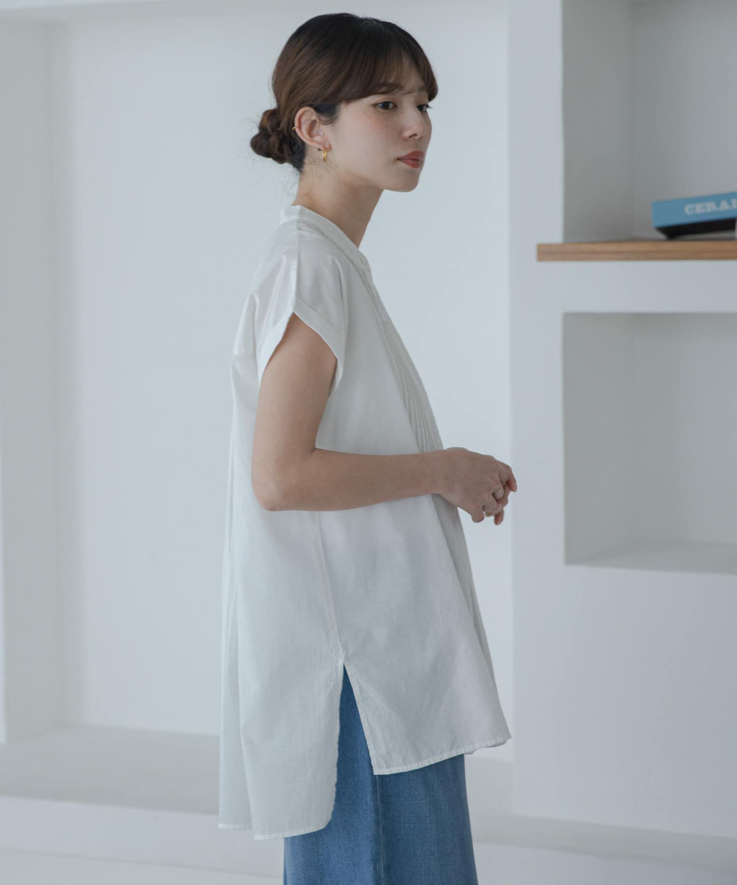 Sonny Label 「エアリーコットンピンタックドレスシャツ」|シャツ・ブラウス|