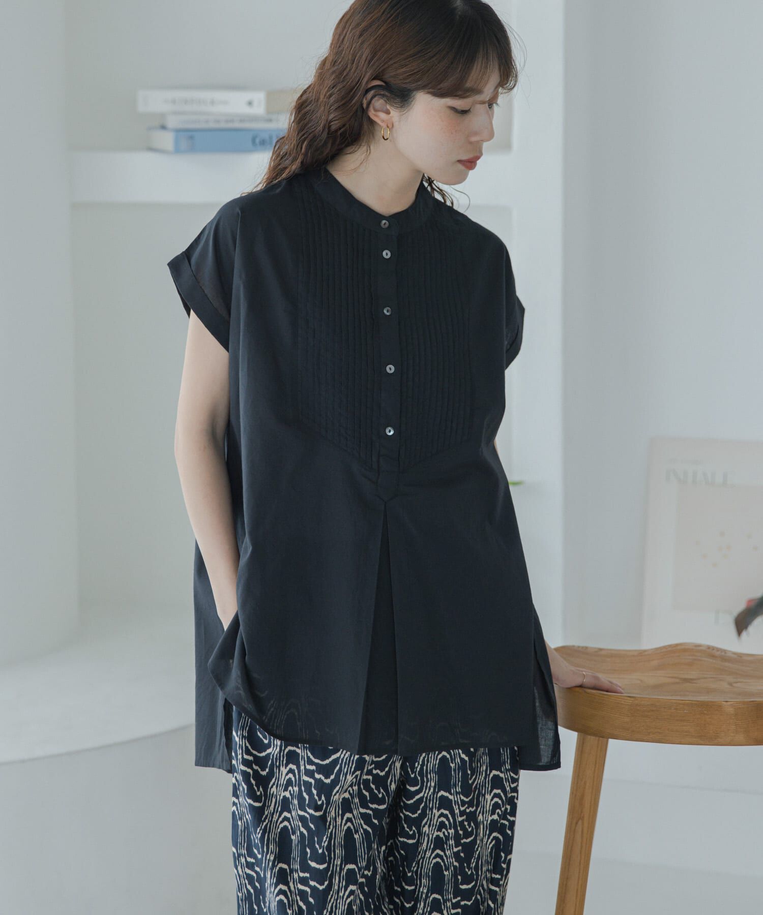 Sonny Label 「エアリーコットンピンタックドレスシャツ」|シャツ・ブラウス|