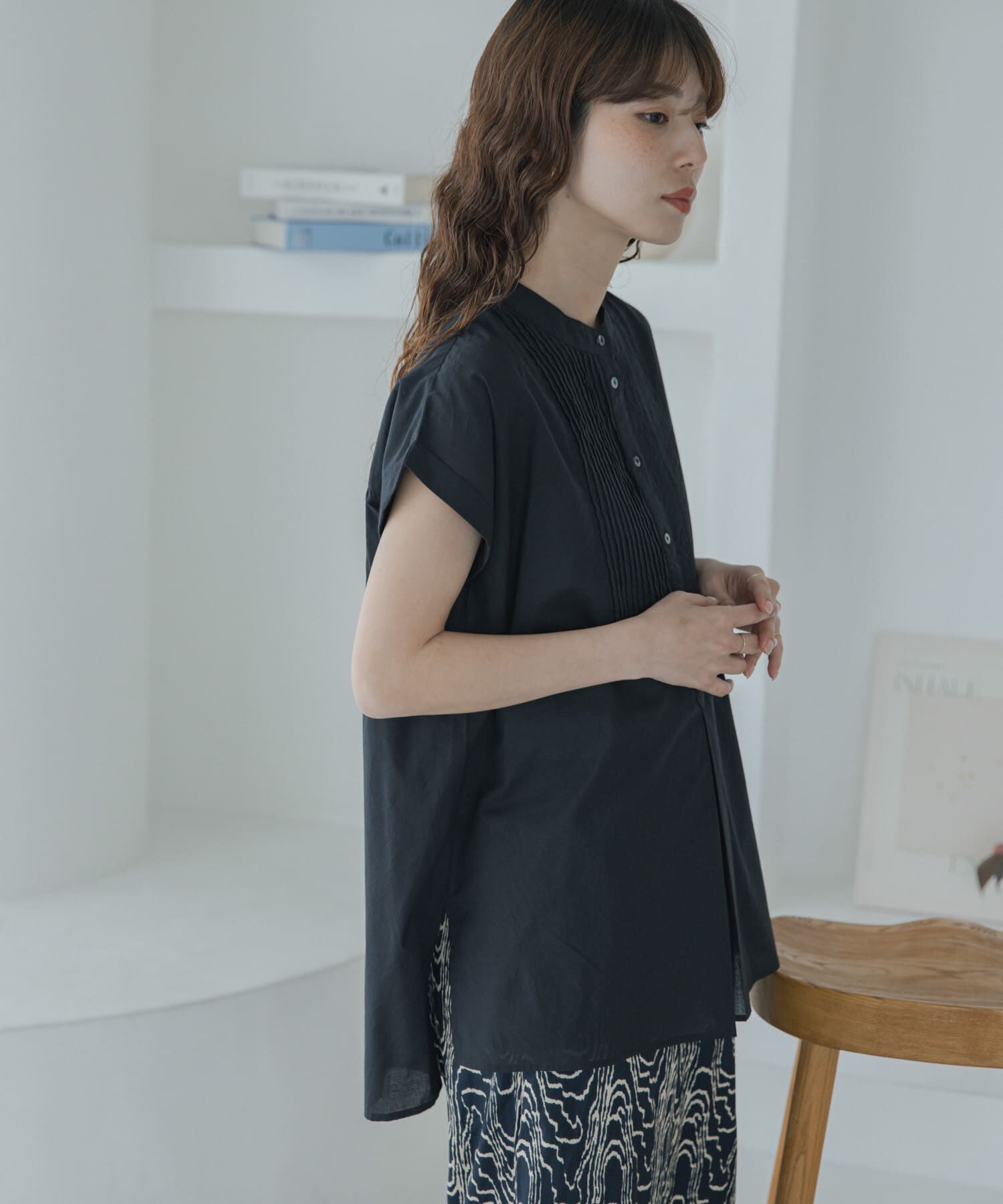 Sonny Label 「エアリーコットンピンタックドレスシャツ」|シャツ・ブラウス|
