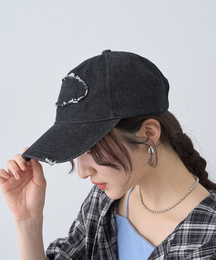earth music&ecology「ダメージロゴキャップ」|その他|