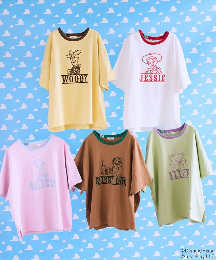 earth music&ecology「リンガーTシャツ/TOY STORY」|Tシャツ・カットソー|
