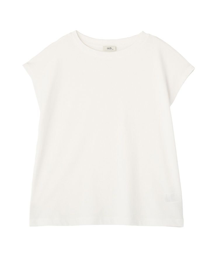 earth music&ecology「【遮熱・接触冷感・UVカット】フレンチスリーブTシャツ」|Tシャツ・カットソー|