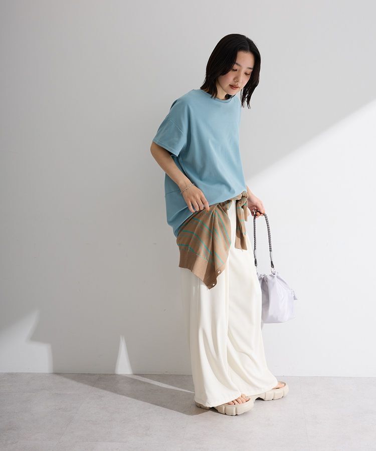 Green Parks「超冷感コクーンカットプルオーバー」|Tシャツ・カットソー|