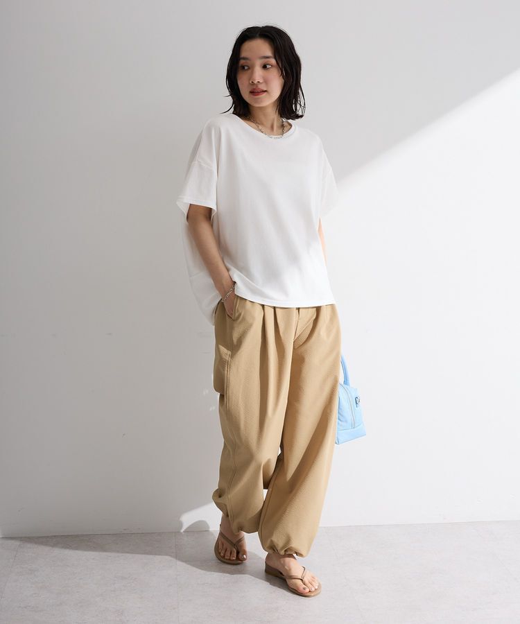 Green Parks「超冷感コクーンカットプルオーバー」|Tシャツ・カットソー|