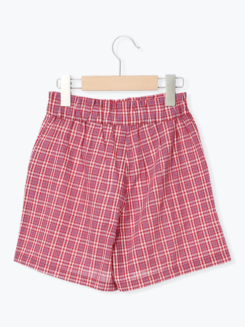 Samansa Mos2 Lagom「【140・150】チェックショートパンツ(セットアップ可)」|その他|