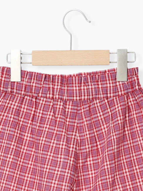 Samansa Mos2 Lagom「【140・150】チェックショートパンツ(セットアップ可)」|その他|