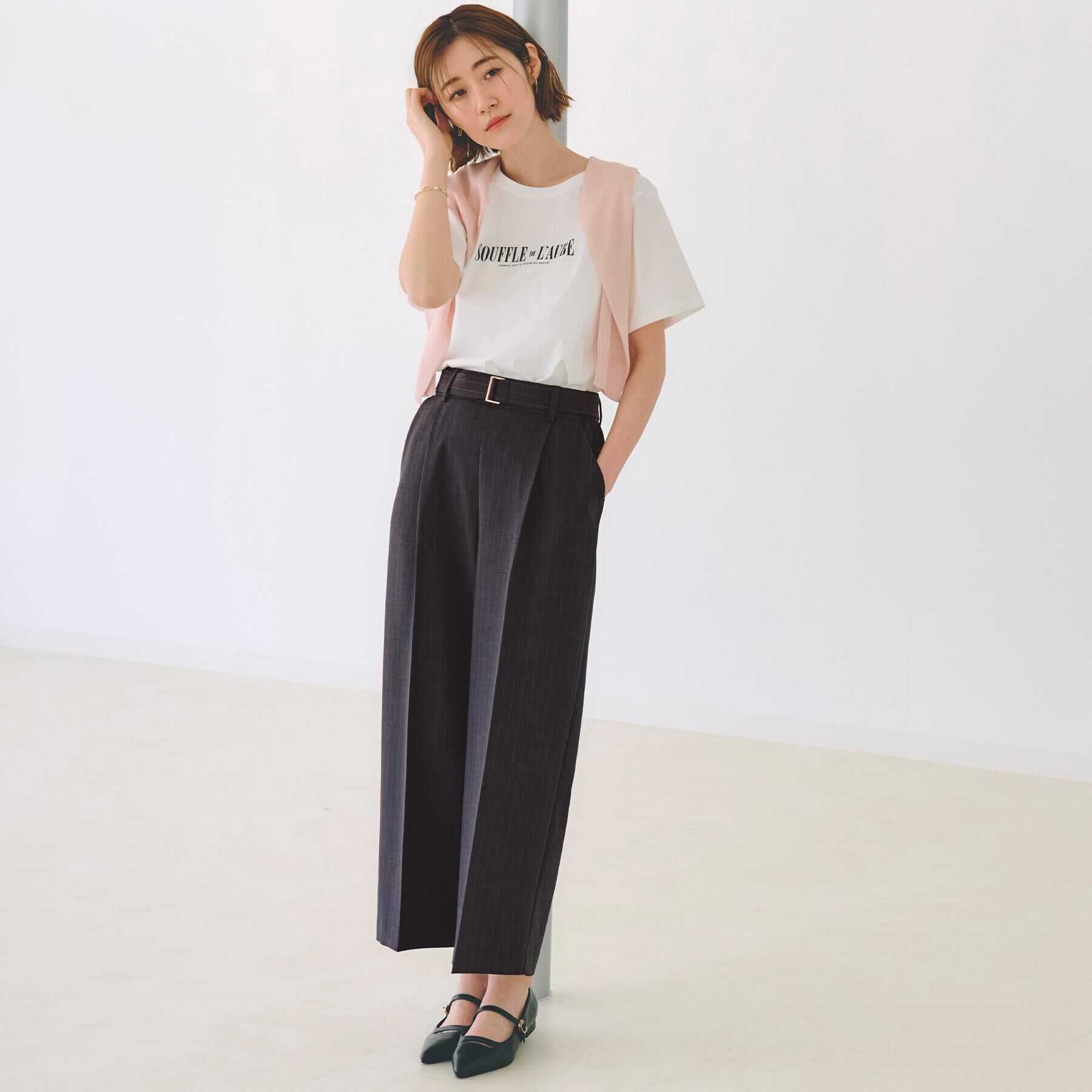 grove「【UVカット・接触冷感】ベーシックロゴTシャツ」|Tシャツ・カットソー|