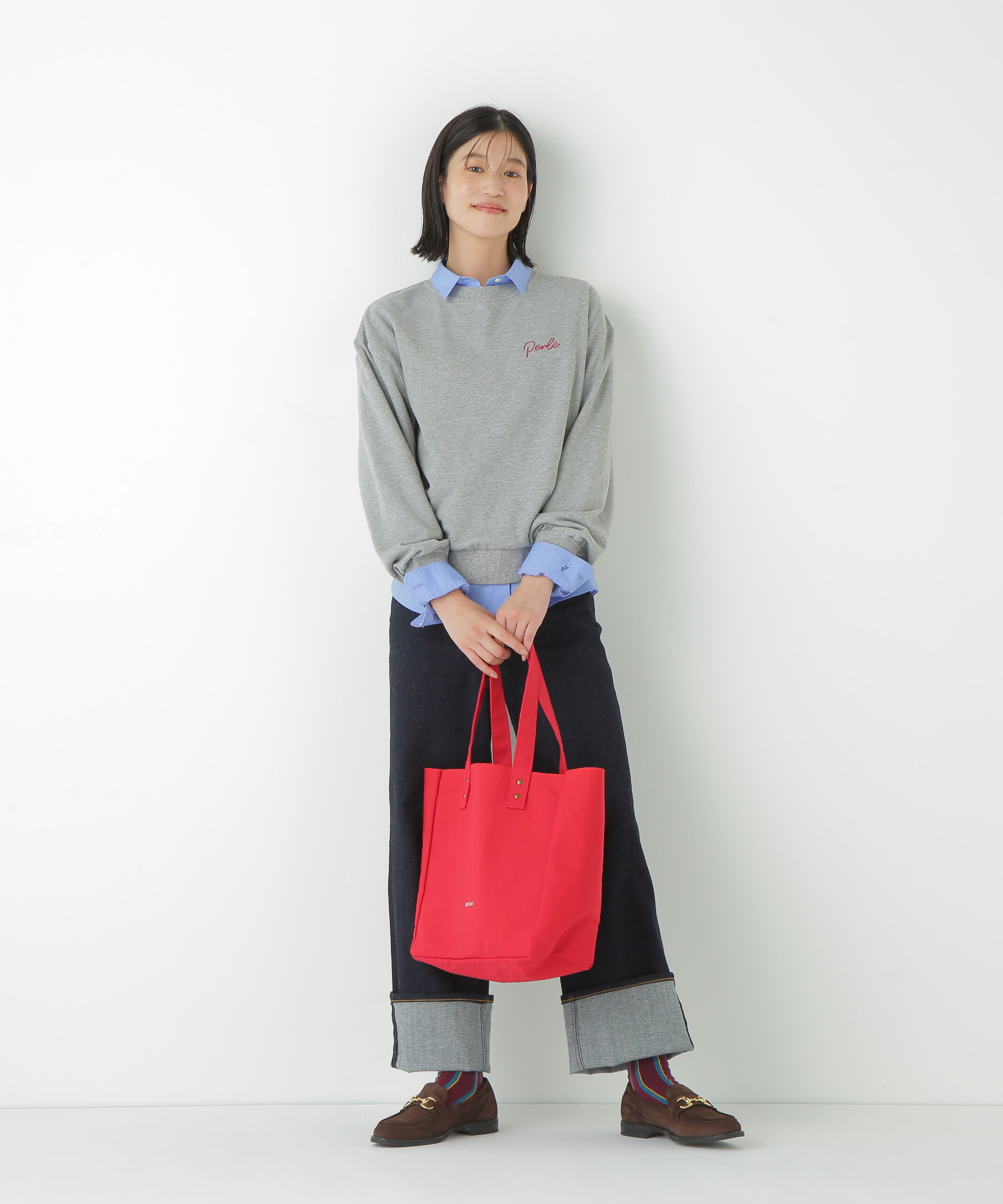  「◆チェーンステッチロゴトレーナー」|Tシャツ・カットソー|