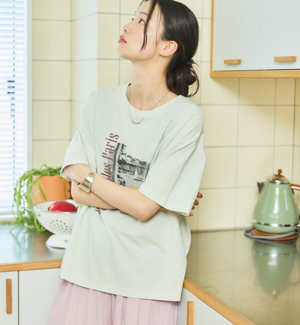 Doux archives「ＰＡＲＩＳ転写ロゴＴｅｅ」|Tシャツ・カットソー|
