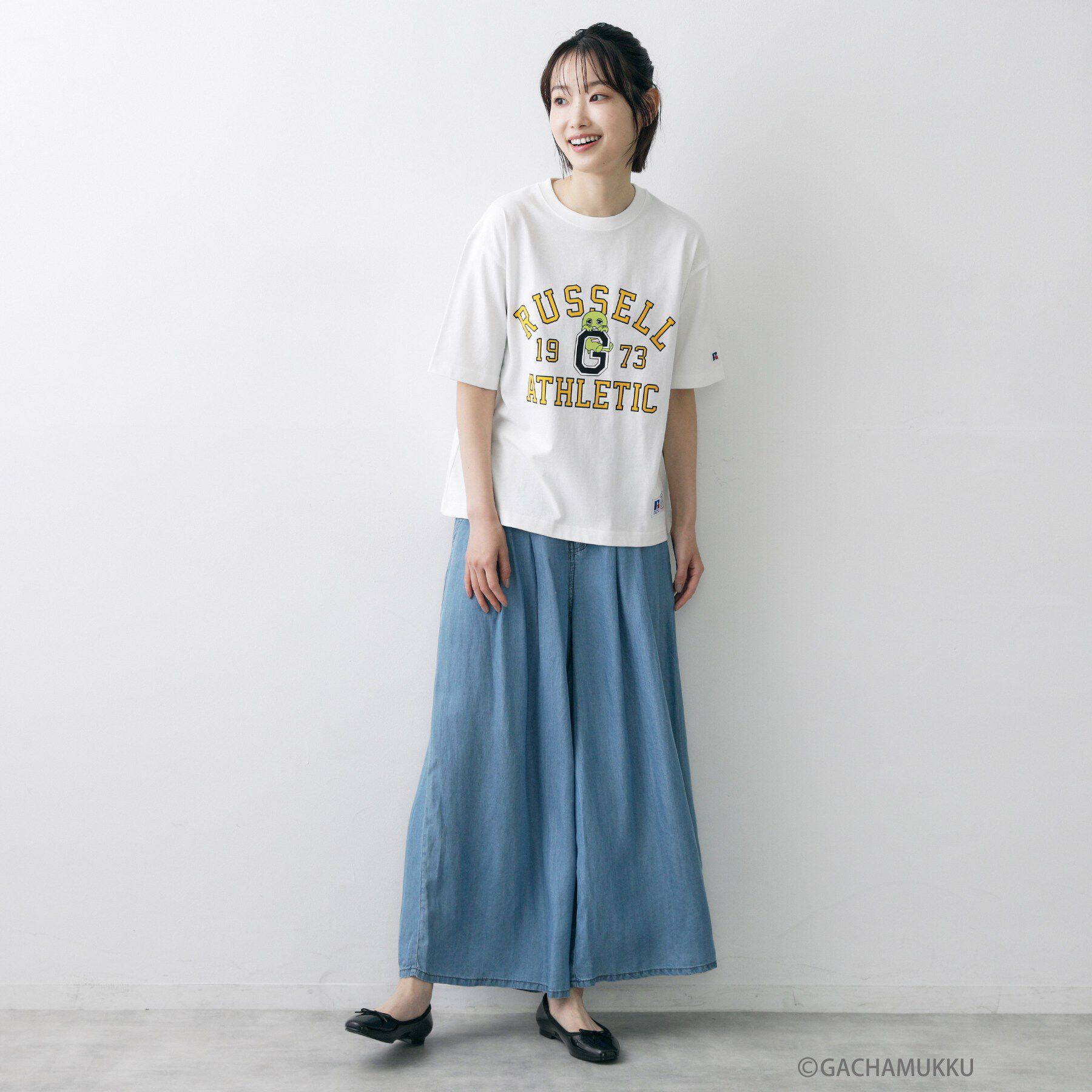 Dessin「ガチャピン・ムック コラボTシャツ」|Tシャツ・カットソー|