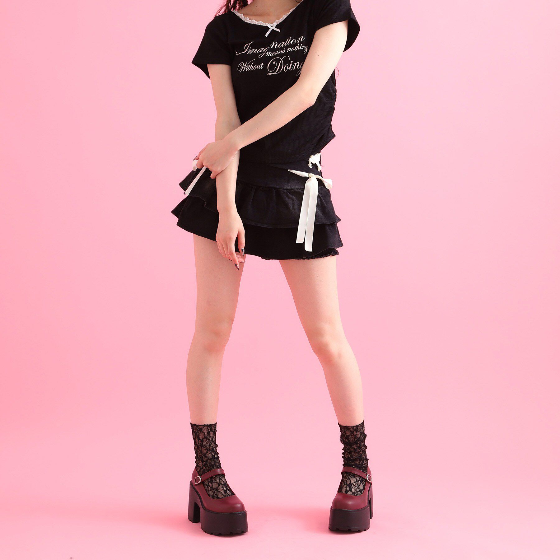 csT&P「厚底ワンストラップパンプス」|パンプス|