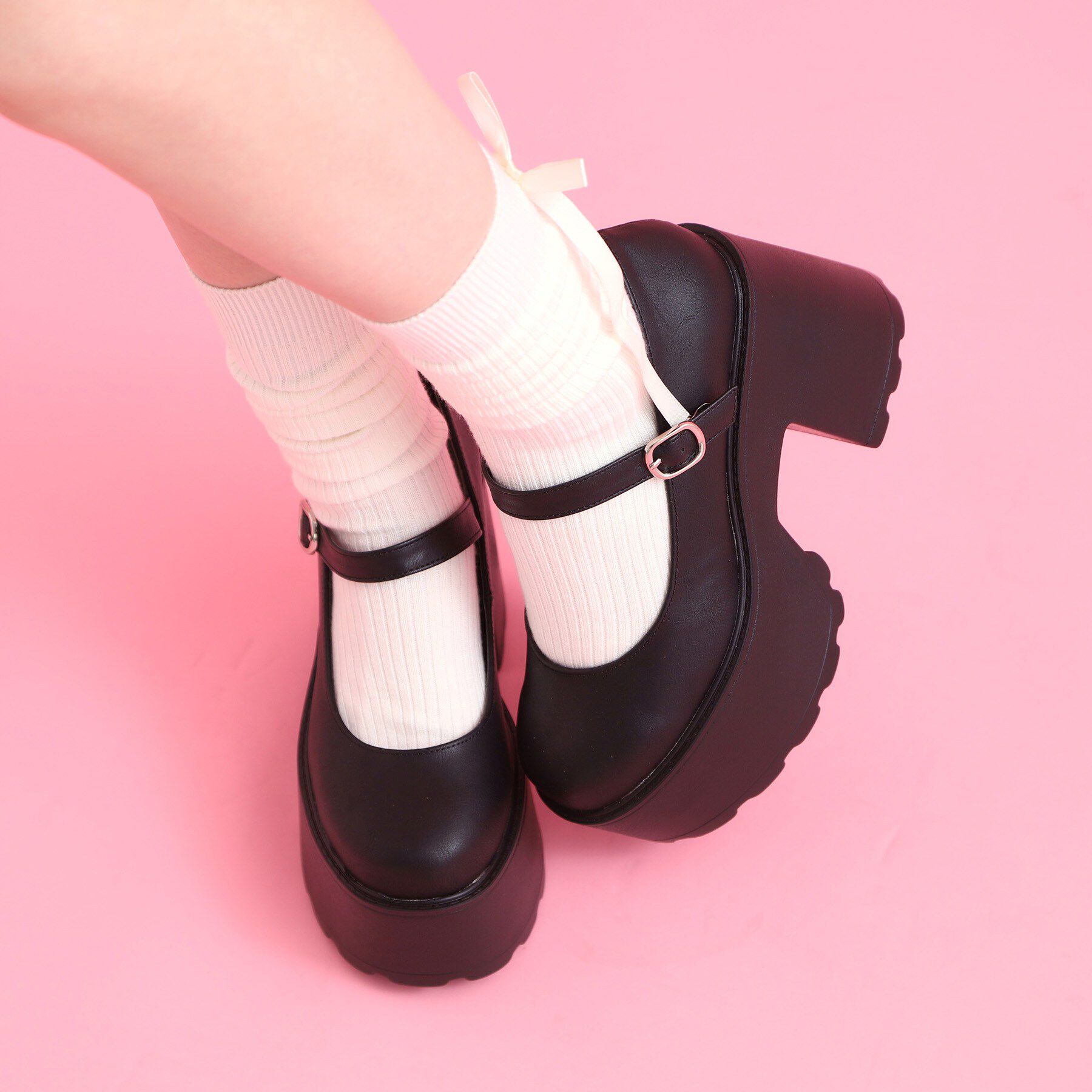 csT&P「厚底ワンストラップパンプス」|パンプス|