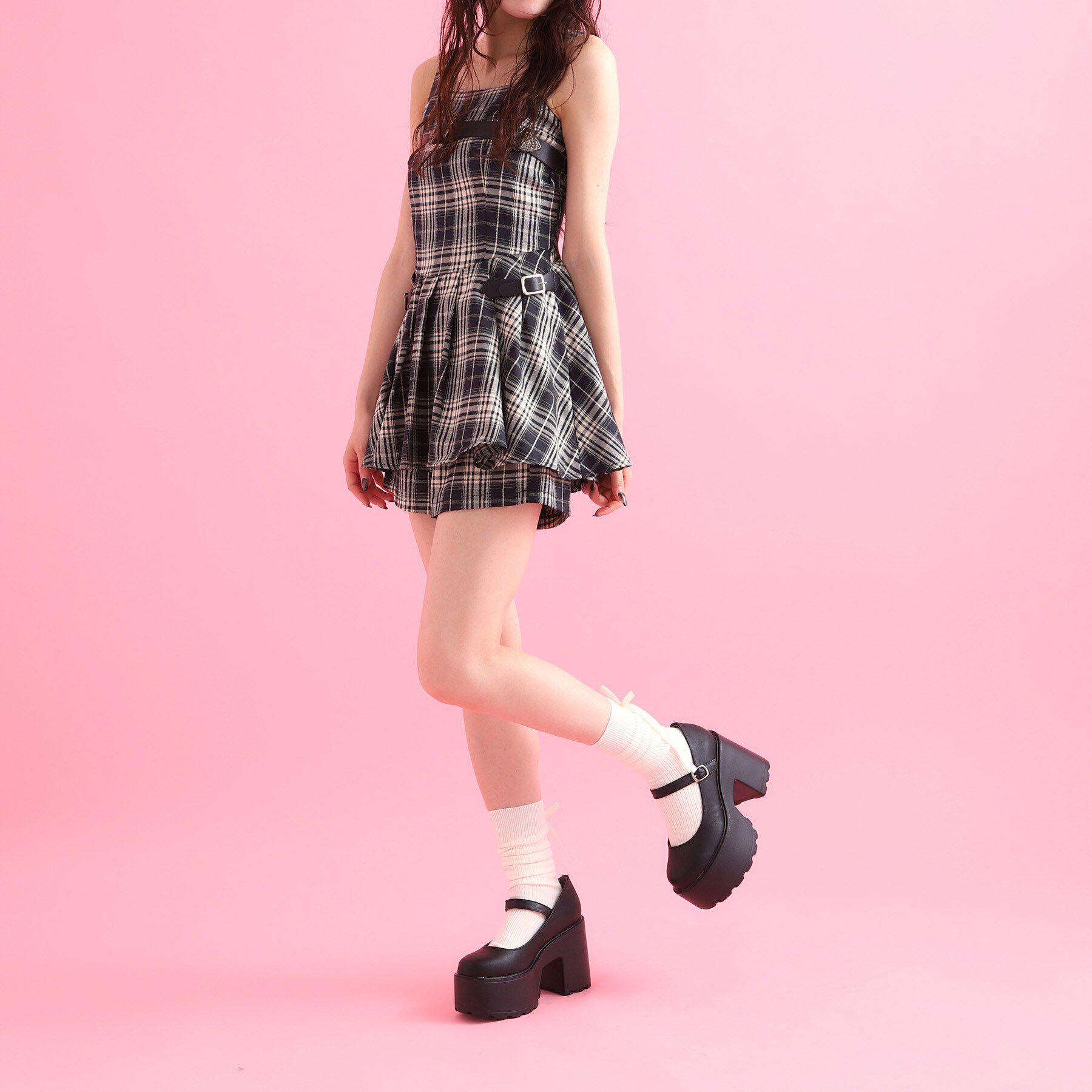 csT&P「厚底ワンストラップパンプス」|パンプス|
