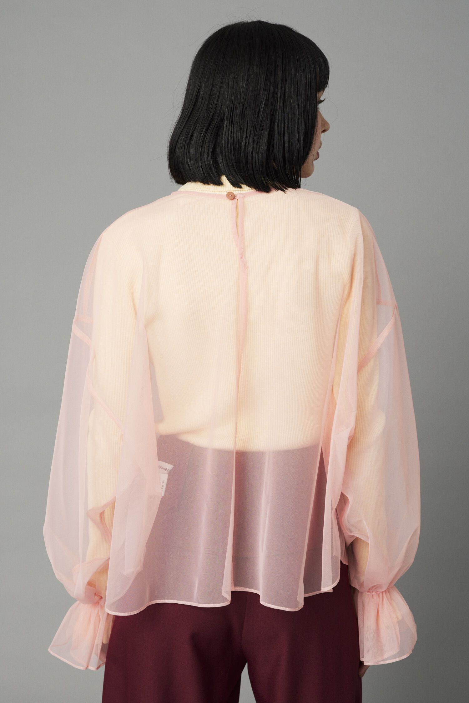HeRIN.CYE「Tulle blouse」|シャツ・ブラウス|