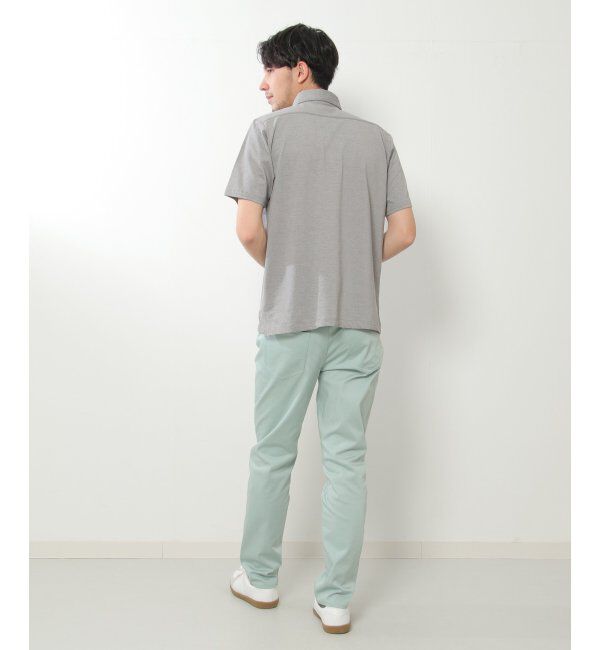 IKKA LOUNGE「ドライラックスボタンダウンポロシャツ」|Tシャツ・カットソー|