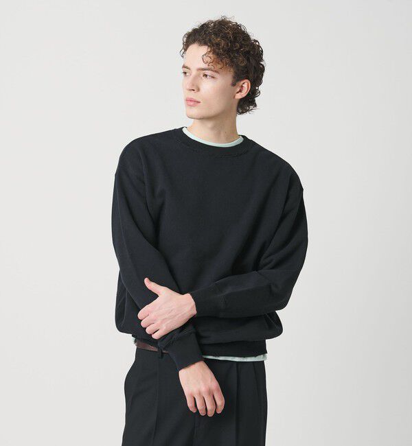 BEAUTY&YOUTH UNITED ARROWS「ピーチスキン ダメージ クルーネック スウェット」|スウェット・ジャージ|