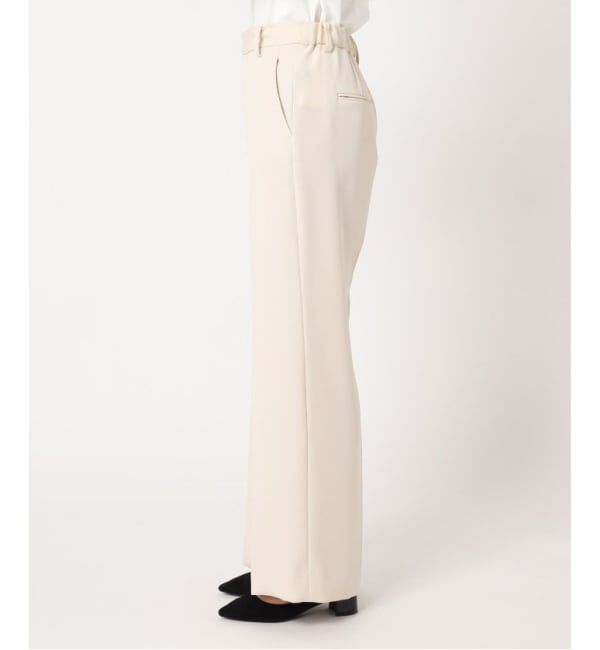 Plage「《WEB限定追加予約》washable straight パンツ 7」|スラックス|