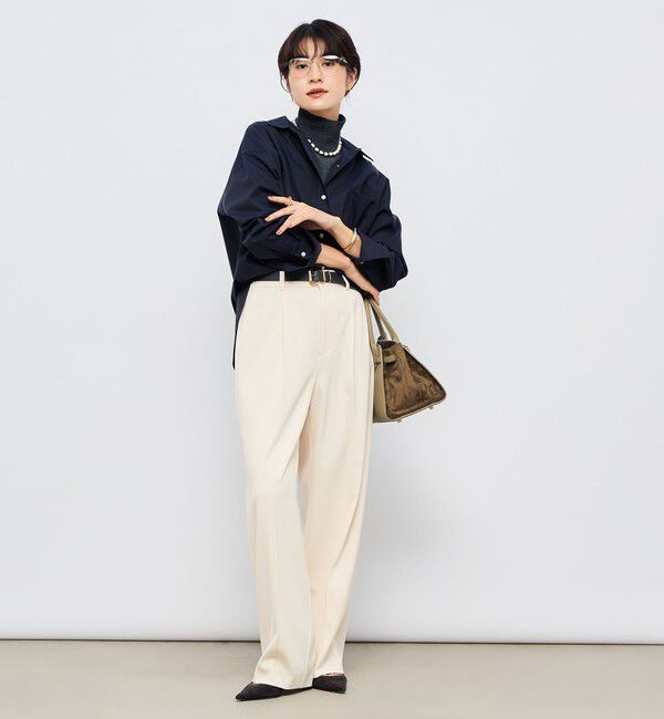 NOLLEY'S sophi「【一部WEB限定カラー】ウォッシャブルオックス2WAYシャツ」|シャツ・ブラウス|