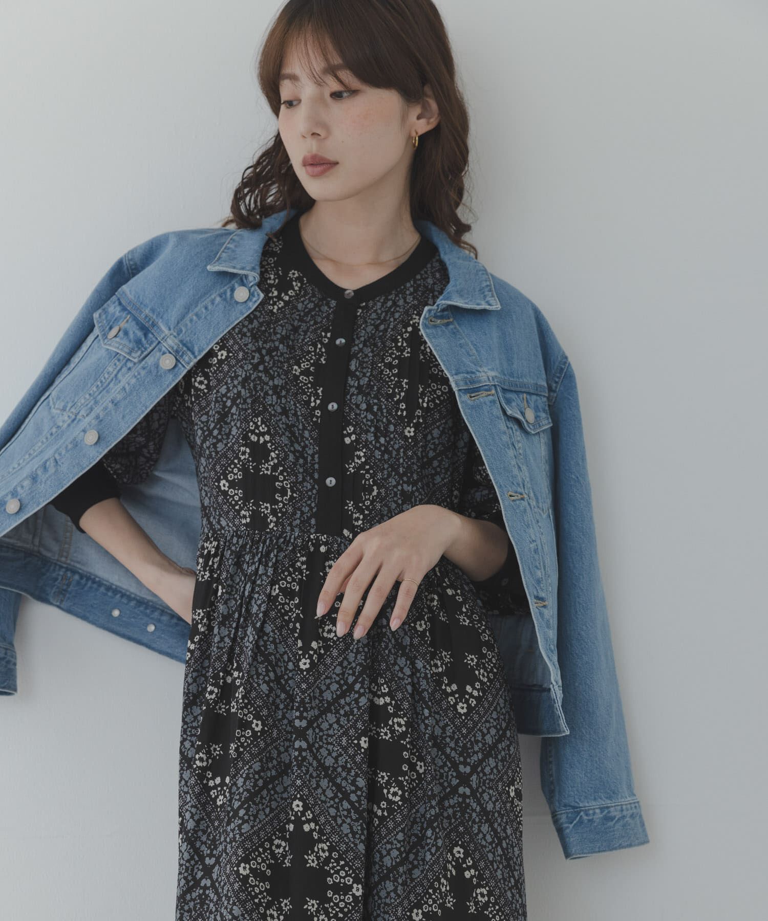 Sonny Label 「パネル柄プリントワンピース」|ワンピース|