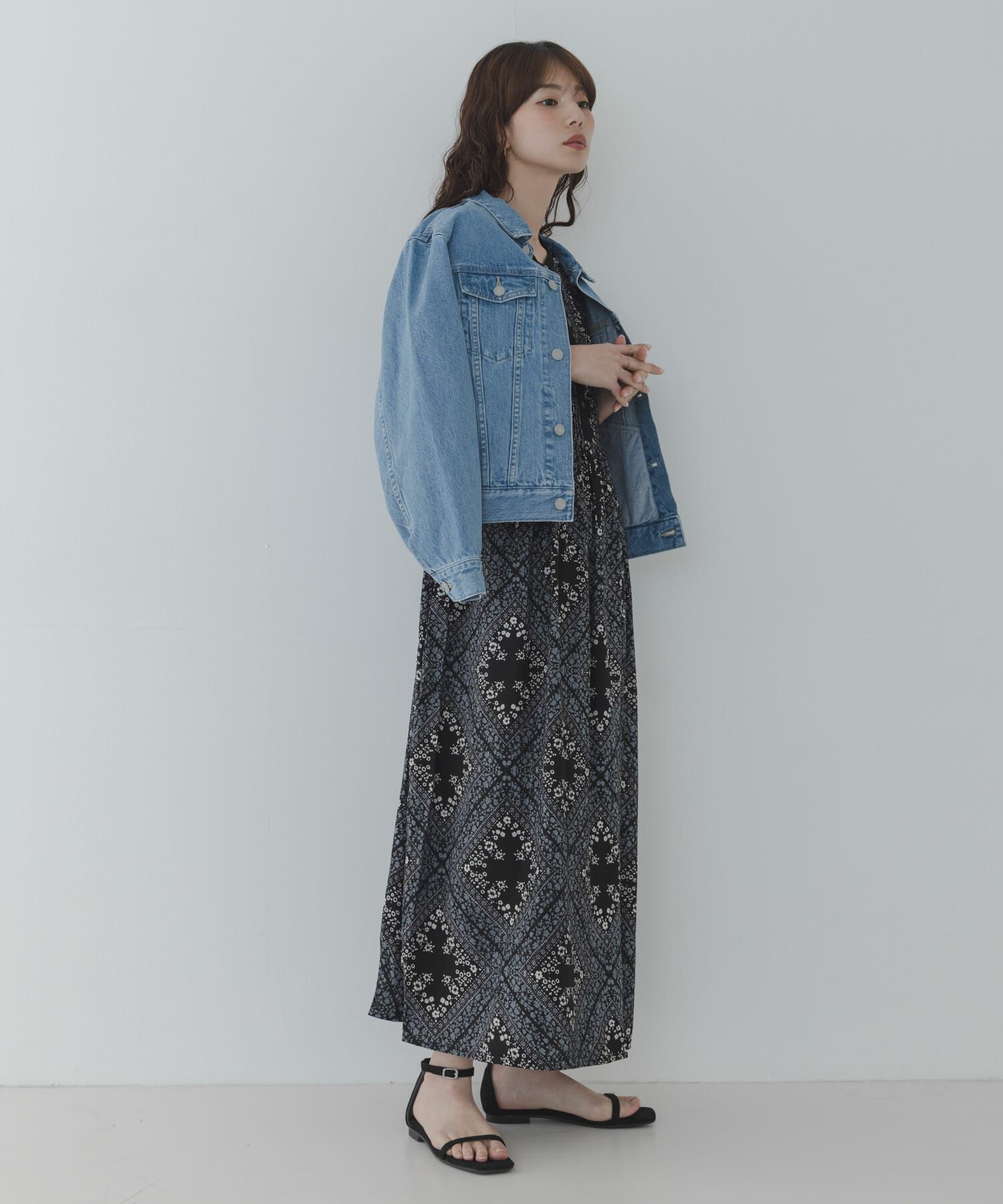 Sonny Label 「パネル柄プリントワンピース」|ワンピース|