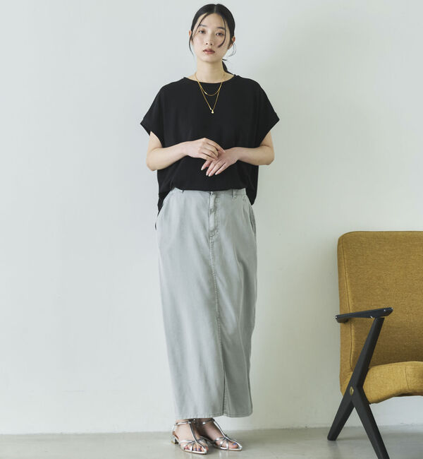 Doux archives「【１秒コーデ】ＮＥＷ多機能フレンチスリーブカットソー」|Tシャツ・カットソー|