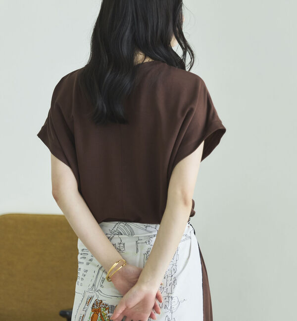 Doux archives「【１秒コーデ】ＮＥＷ多機能フレンチスリーブカットソー」|Tシャツ・カットソー|
