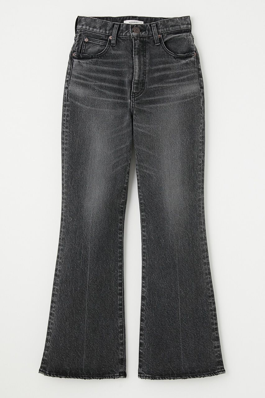 MOUSSY「MVS BLACK FLARE」|デニム|