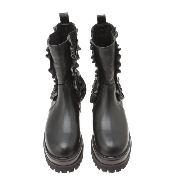 CALNAMUR「SIDE GORE FRILL SHORT BOOTS/サイドゴアフリルショートブーツ」|その他|