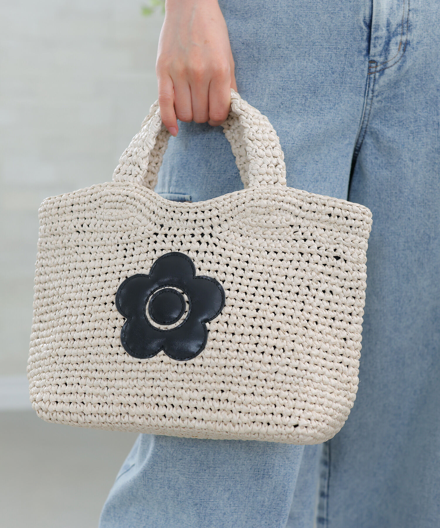 クロッシェラフィアライク ミニトート（MARY QUANT）｜ルミネの