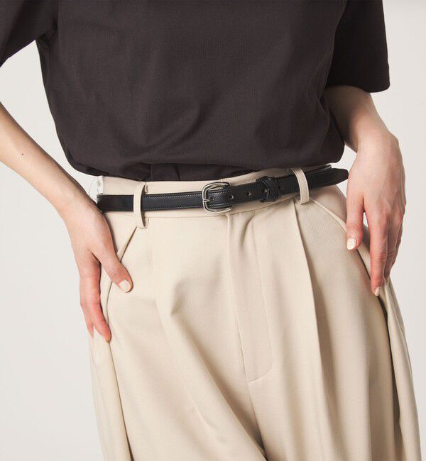 UNITED ARROWS green label relaxing「＜TORY LEATHER＞ベルト」|ベルト|BLACK