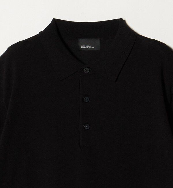 UNITED ARROWS green label relaxing「【WEB限定】JUST fit ジャケイン ニット 半袖 ポロシャツ」|ポロシャツ|