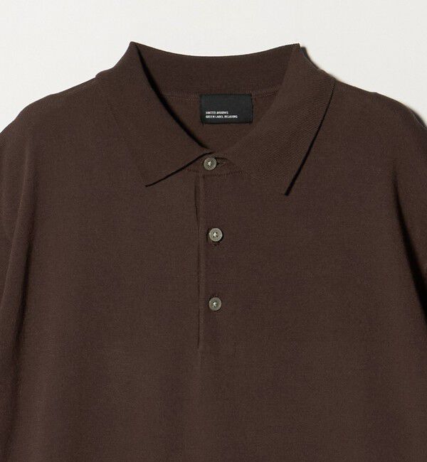 UNITED ARROWS green label relaxing「【WEB限定】JUST fit ジャケイン ニット 半袖 ポロシャツ」|ポロシャツ|