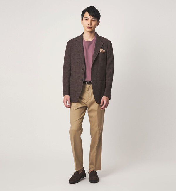 UNITED ARROWS green label relaxing「【別注】＜Brooks Brothers＞GLR カノコ クルーネック Tシャツ」|Tシャツ・カットソー|