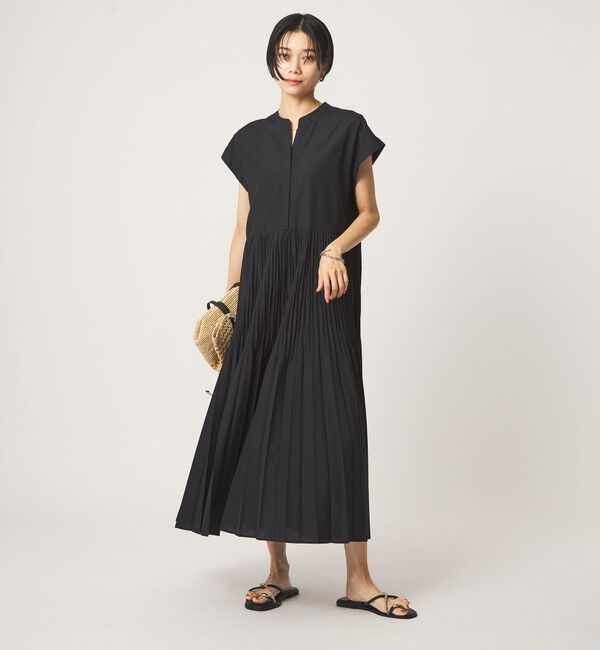 UNITED ARROWS green label relaxing「【結論シリーズ】全方位映えプリーツワンピ［size SHORT/TALLあり］」|ワンピース|