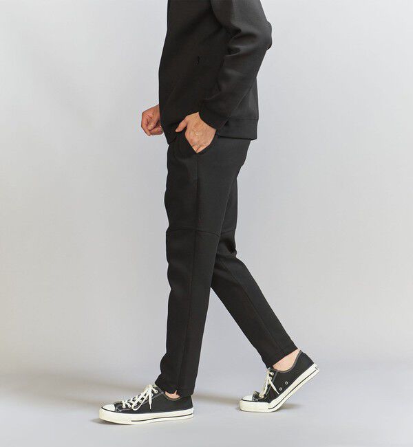 BEAUTY&YOUTH UNITED ARROWS「【WEB限定 WARDROBE SMART】ダブルニット イージーパンツ/セットアップ対応【抗菌・防臭】」|チノ|