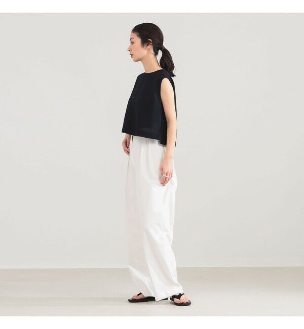 Demi-Luxe BEAMS 「AK+1 / クロップド ブラウス」|シャツ・ブラウス|