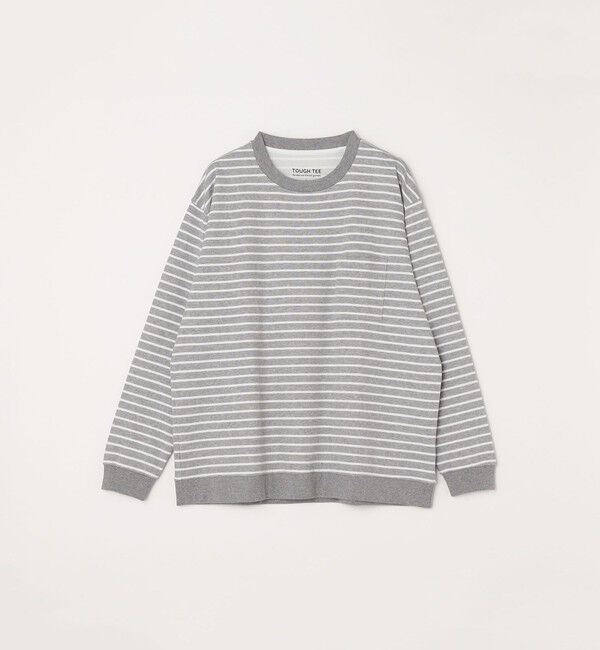 SHIPS any「SHIPS any: ソリッド / ボーダー スウェットライク Tシャツ (ロンT)◇」|Tシャツ・カットソー|