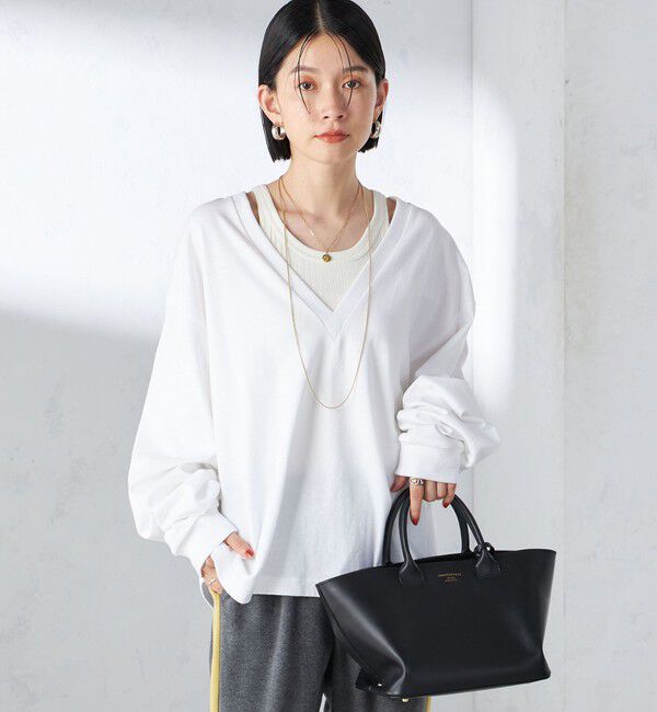 SHIPS for women「CHRISTIAN VILLA:タック トート 24SS ◇」|トートバッグ|