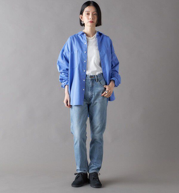 SHIPS for women「SHIPS NINE CASE:ナロー デニム（ブルー）」|デニム|