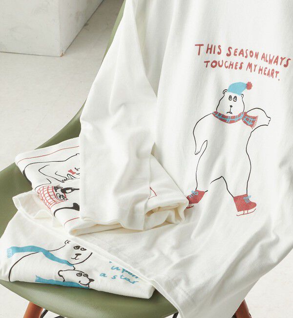 SHIPS for women「Shiomi Wada&times;SHIPS: ロンTEE」|Tシャツ・カットソー|