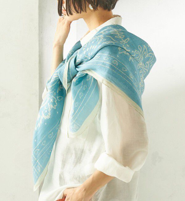 SHIPS for women「manipuri: 120*120 STOLE」|ストール|