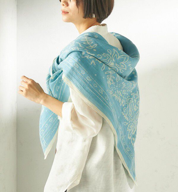 SHIPS for women「manipuri: 120*120 STOLE」|ストール|