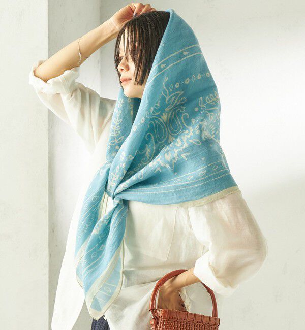 SHIPS for women「manipuri: 120*120 STOLE」|ストール|