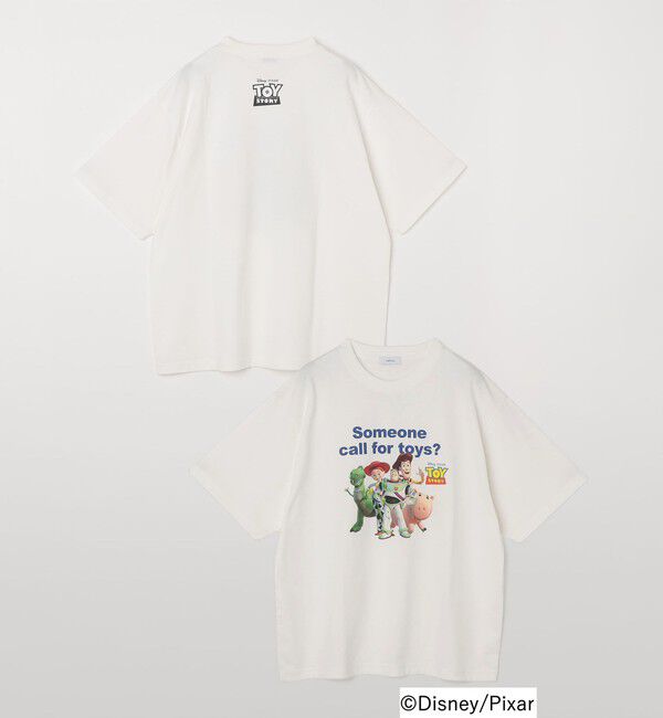 SHIPS any「SHIPS any:〈洗濯機可能〉TOYSTORY/トイ・ストーリー/ メッセージ プリント ロゴ Tシャツ」|Tシャツ・カットソー|