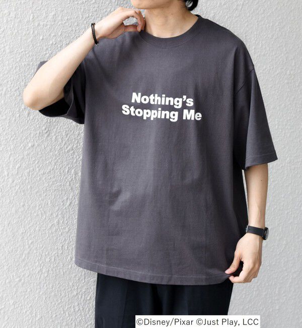 SHIPS any「SHIPS any:〈洗濯機可能〉TOYSTORY/トイ・ストーリー/ メッセージ プリント ロゴ Tシャツ」|Tシャツ・カットソー|