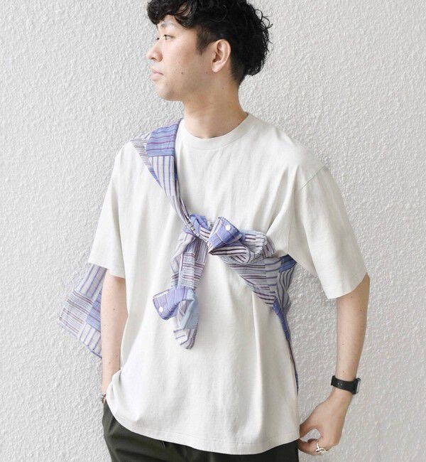 SHIPS any「【SHIPS any別注】ONEITA:〈洗濯機可能〉ピグメント ダイ リラックス Tシャツ◆」|Tシャツ・カットソー|
