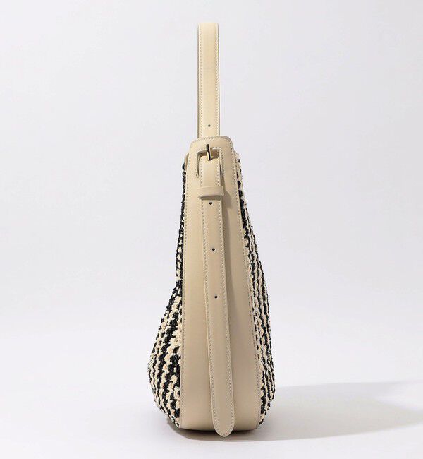 TOMORROWLAND GOODS「Atelier TOMORROWLAND BIKKIE STRIPE バッグ」|かごバッグ|