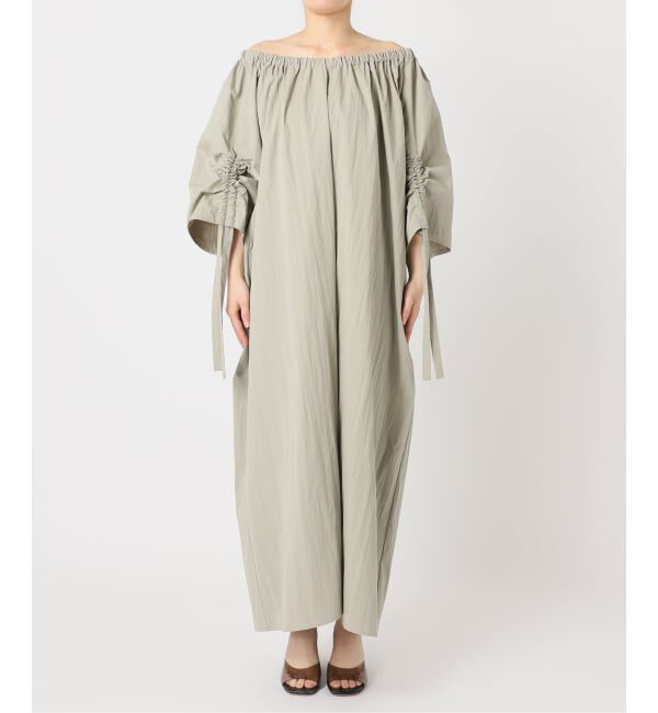  「《予約》GATHER SLEEVE DRESS：ワンピース」|ワンピース|